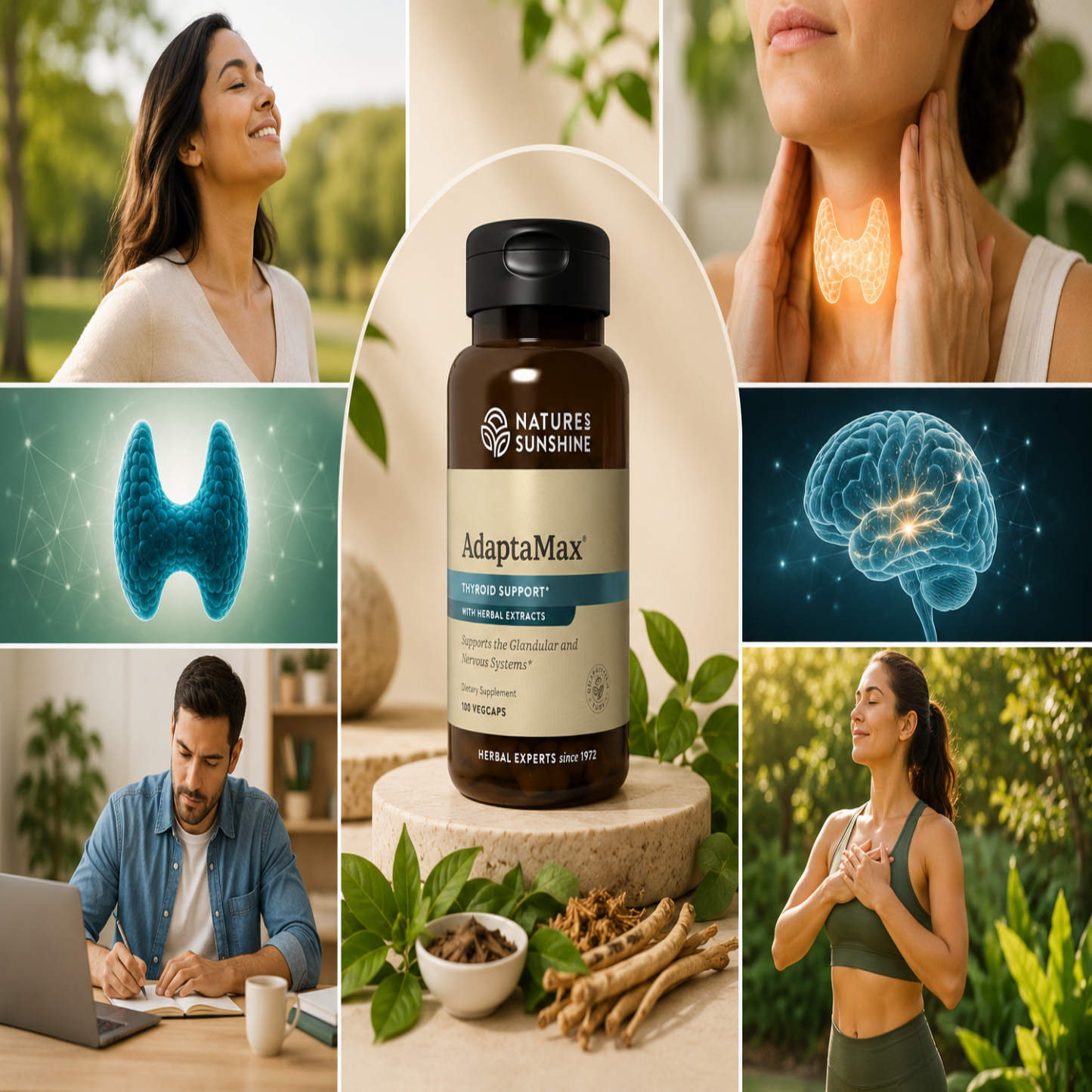 AdaptaMax® – Thyroid & Glandular Support | Nature’s Sunshine
