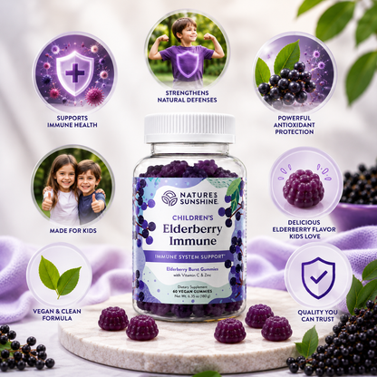 Children’s Elderberry Immune Gummies – Immune Support for Kids | Nature’s Sunshine