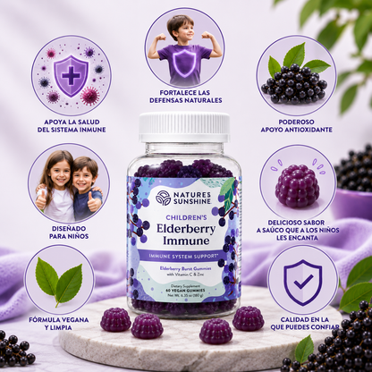 Children’s Elderberry Immune Gummies – Immune Support for Kids | Nature’s Sunshine