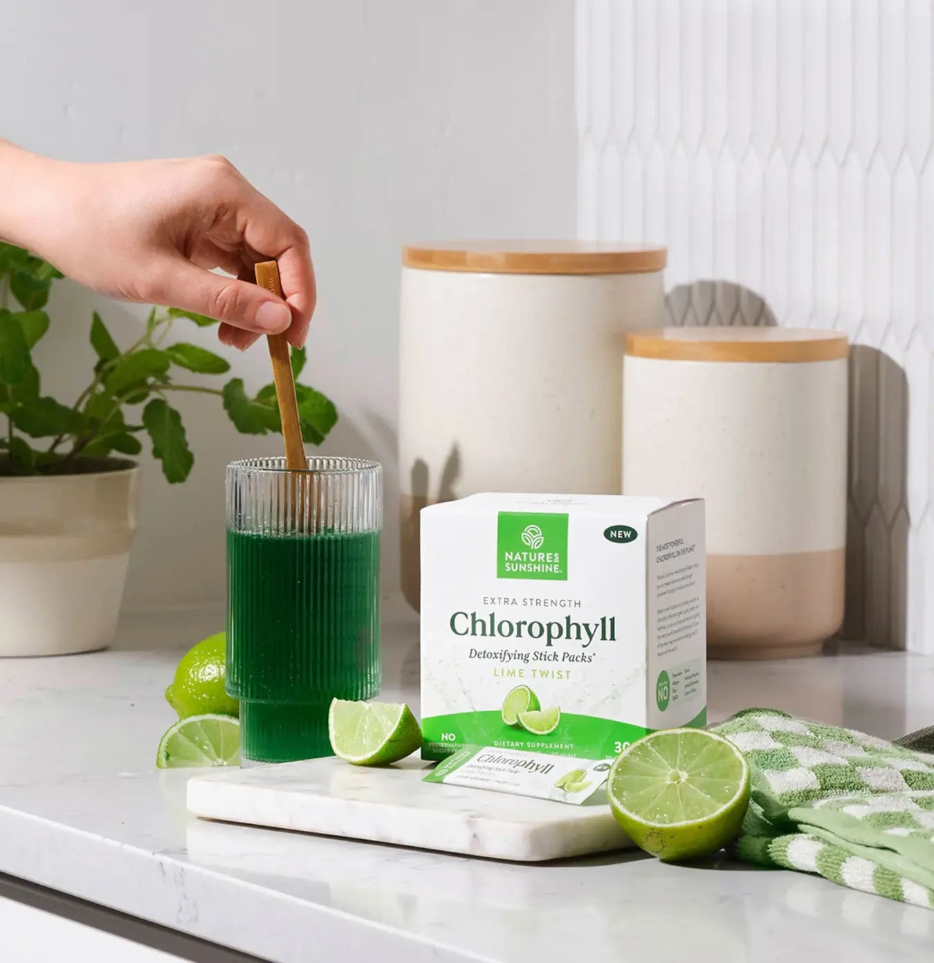 Chlorophyll Stick Packs para Salud Digestiva y Bienestar General