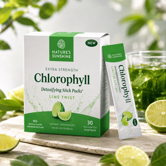 Chlorophyll Stick Packs para Salud Digestiva y Bienestar General