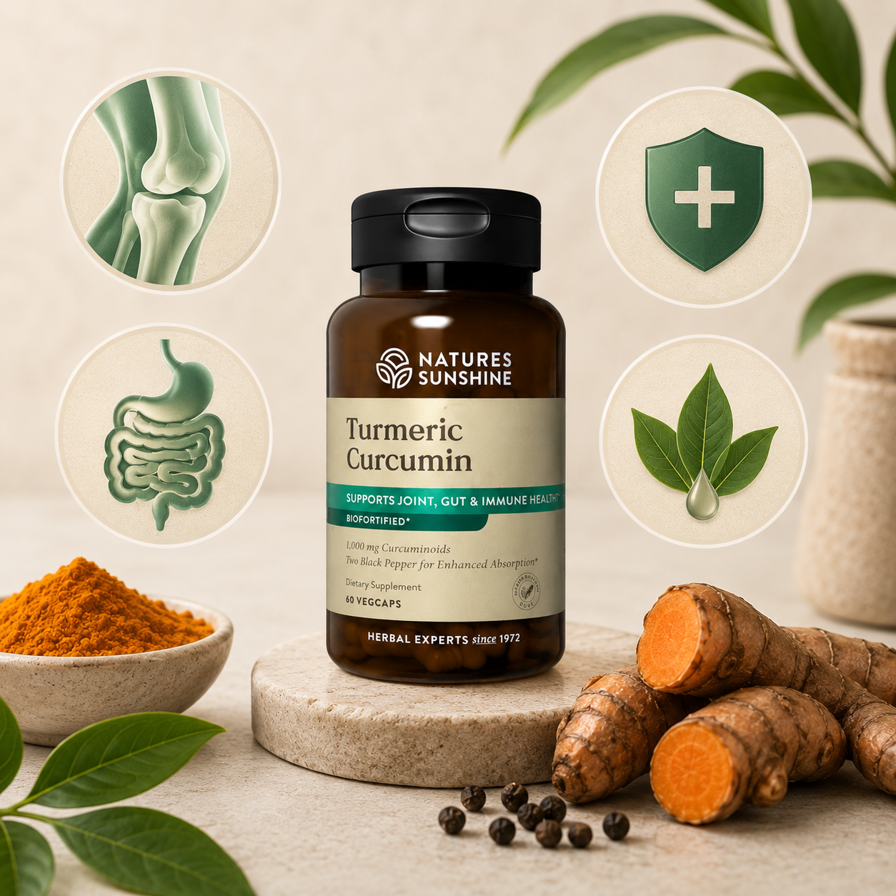 Turmeric Curcumin – Natural Joint & Inflammation Support