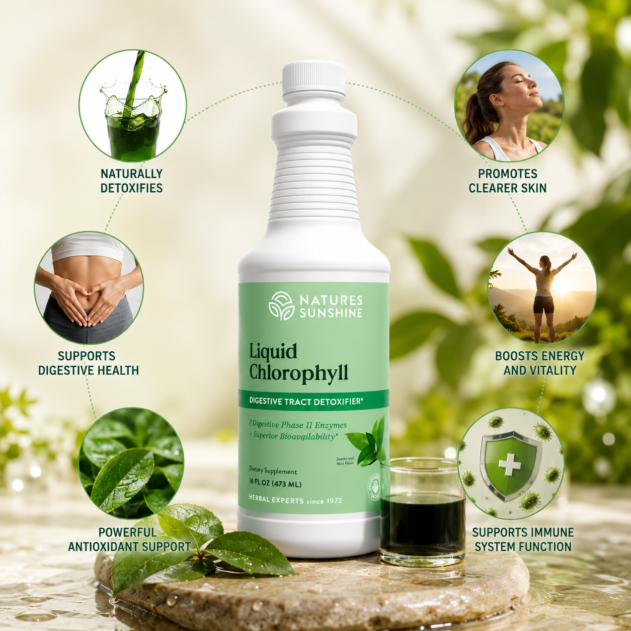 Liquid Chlorophyll – Natural Daily Detox & Digestive Support