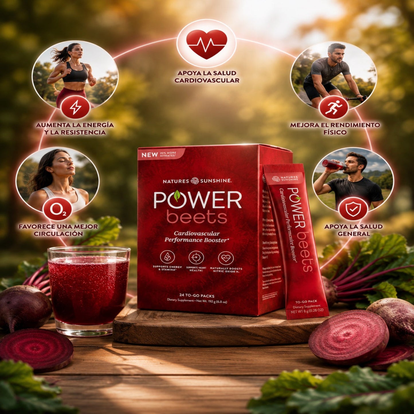 Power Beets – Energía Natural y Apoyo Cardiovascular