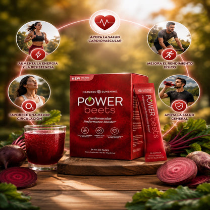 Power Beets – Energía Natural y Apoyo Cardiovascular
