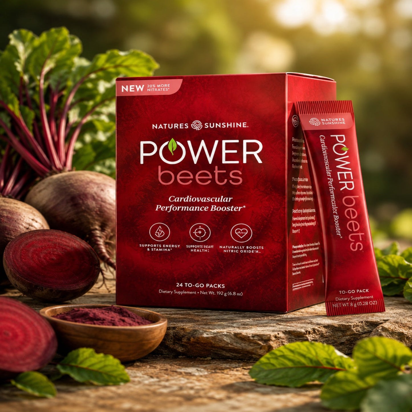 Power Beets – Energía Natural y Apoyo Cardiovascular