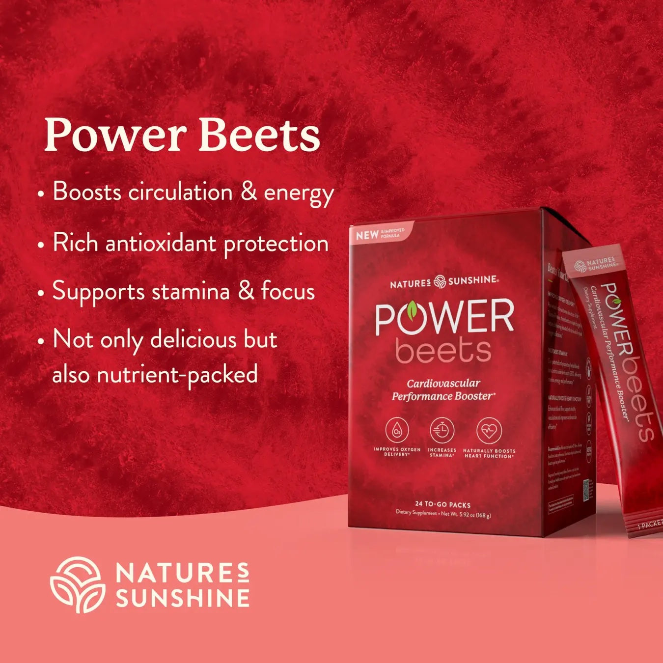 Power Beets – Energía Natural y Apoyo Cardiovascular