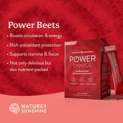 Power Beets – Energía Natural y Apoyo Cardiovascular